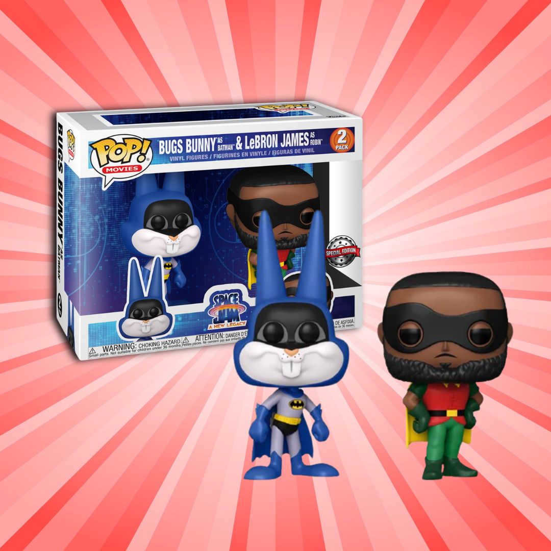 Funko Pop! Space Jam Bugs Bunny and Lebron James 2 pack Special Edition (Arctic 2 pack 14 and 15) - Animetasia