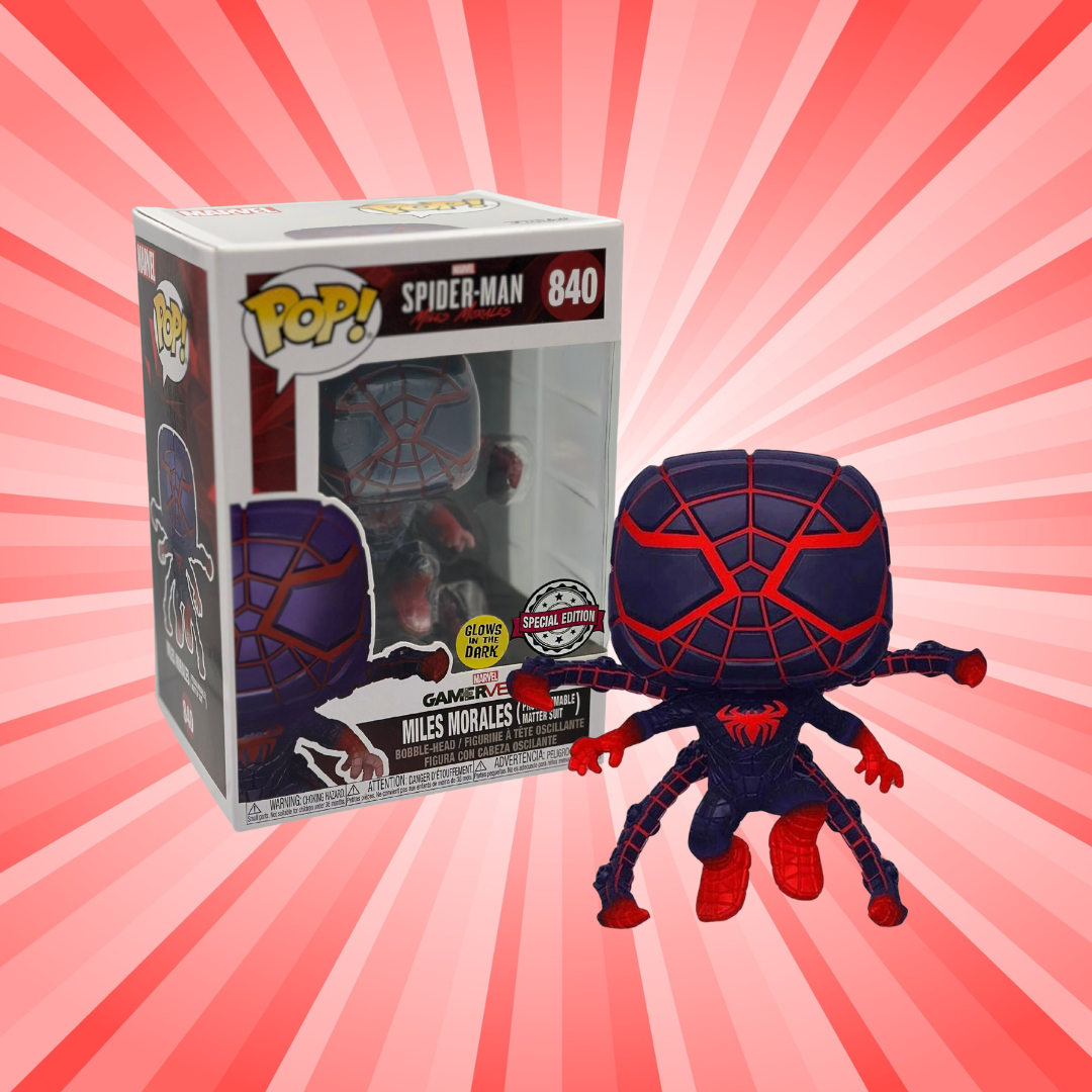 Funko Pop! Marvel Spider-Man Miles Morales Programmable Matter Suit GITD Special Edition #840