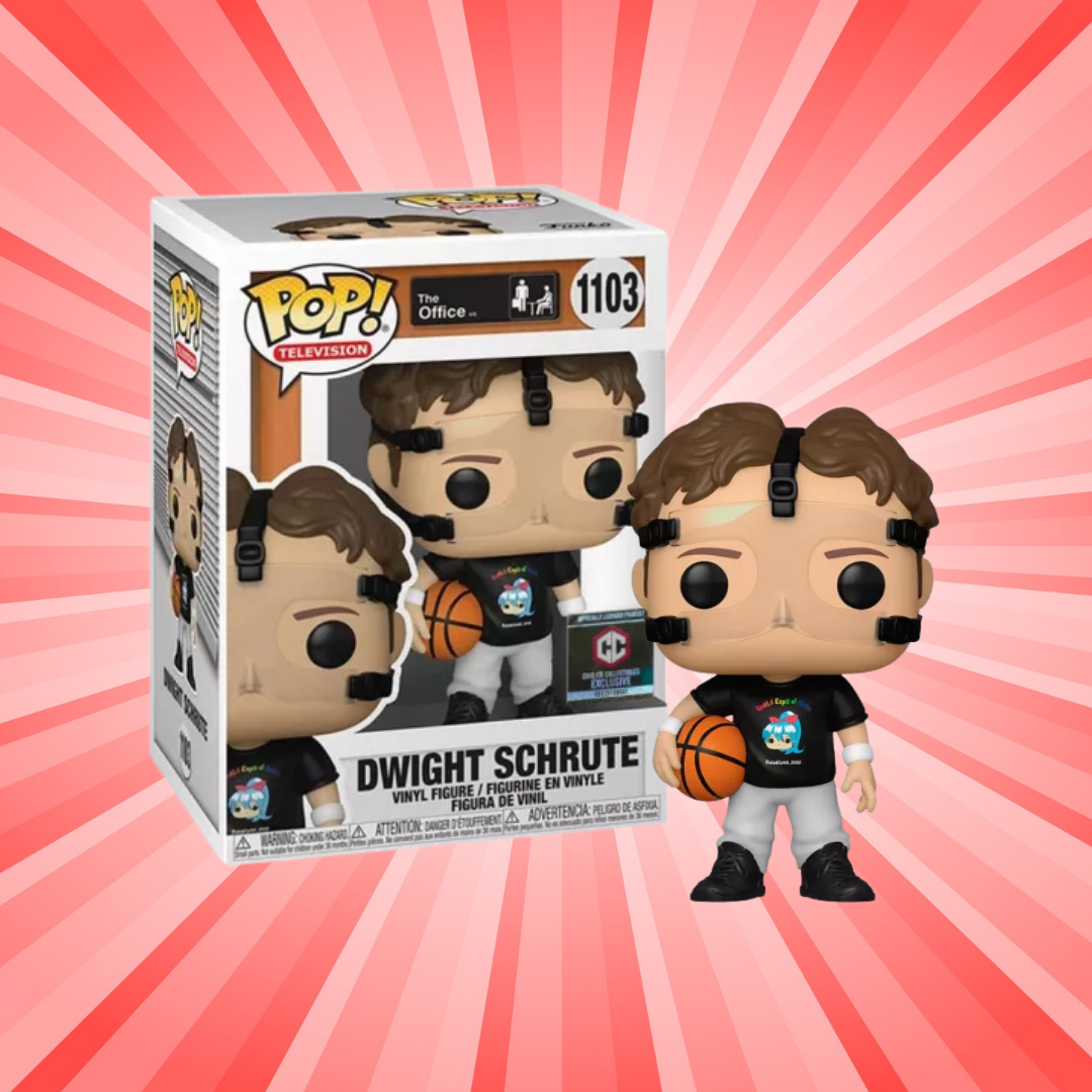 Funko Pop! The Office Basketball Dwight Schrute Chalice Collectibles Exclusive #1103