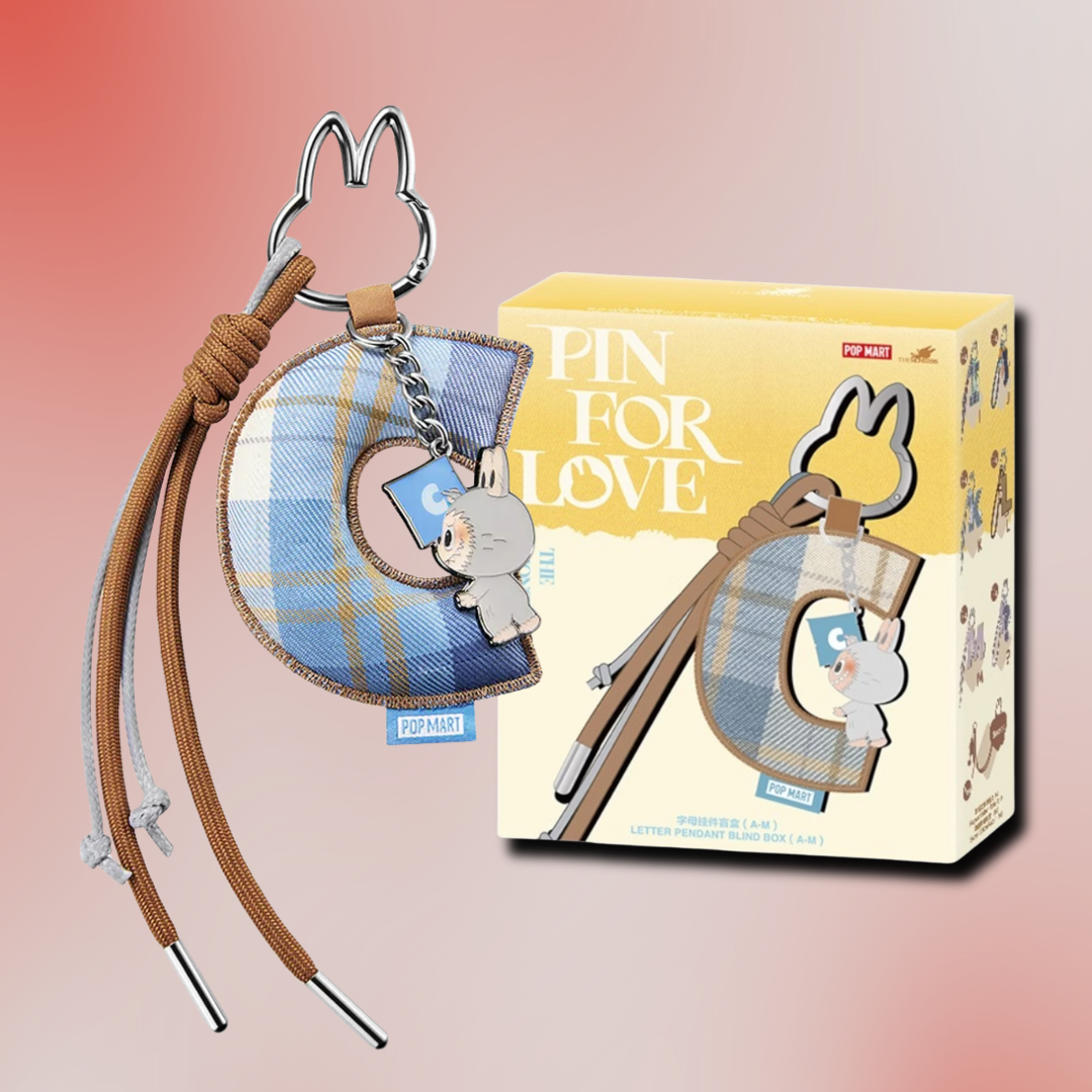 THE MONSTERS Pin for Love Series- Letter Pendant Blind Box (A-M)