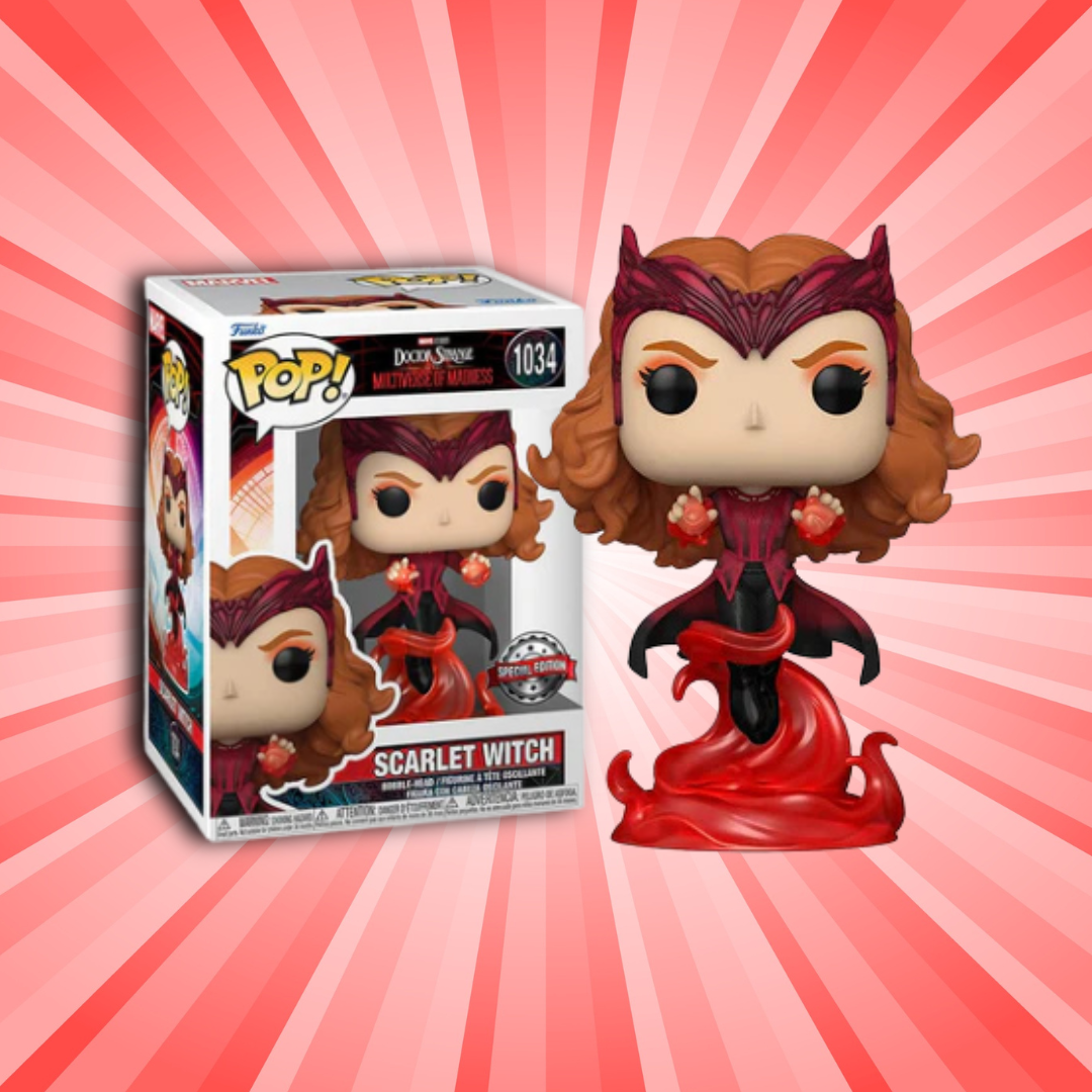 Funko Pop! Doctor Strange in the Multiverse of Madness Scarlet Witch Special Edition #1034 - Animetasia