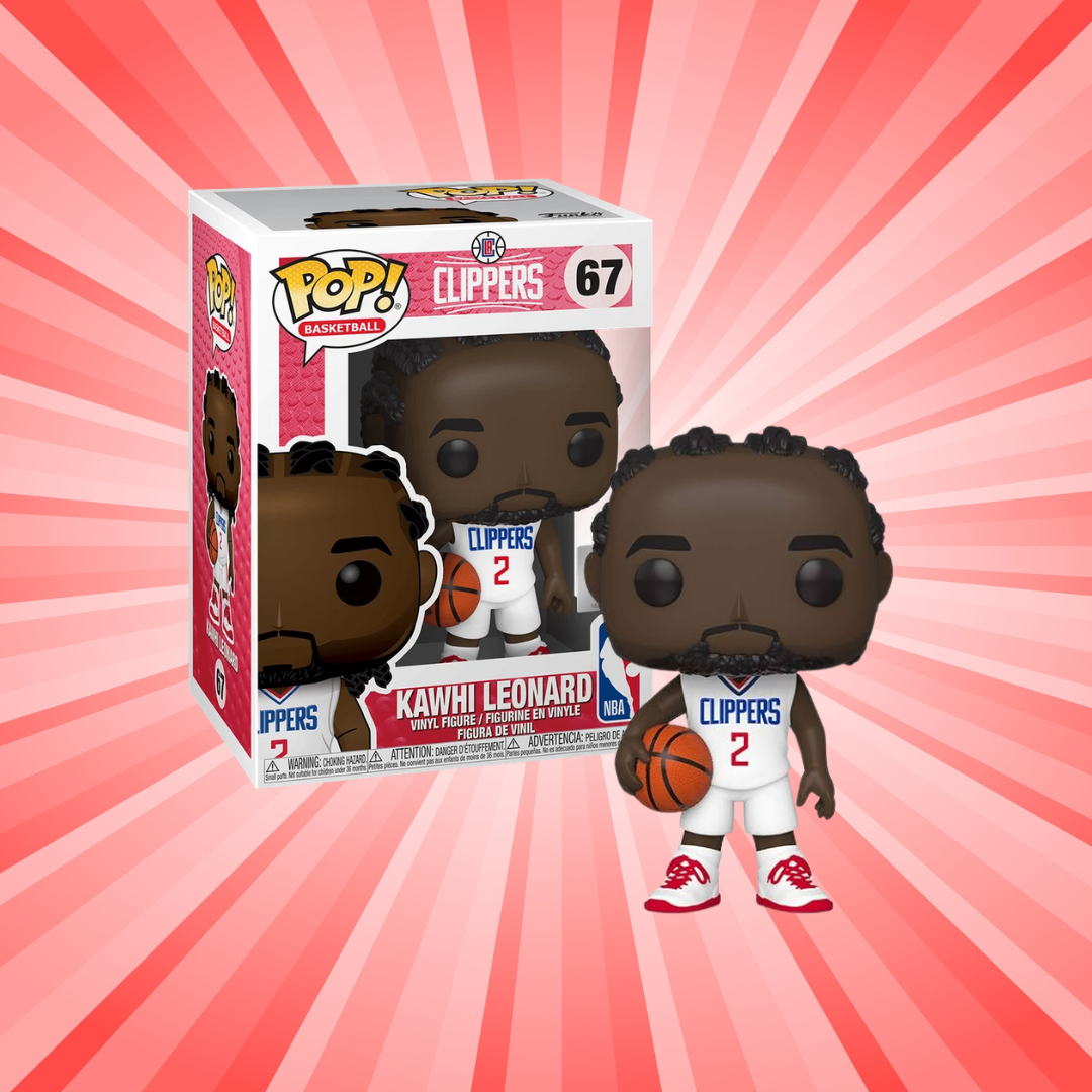 Funko Pop! NBA Los Angeles Clippers Kawhi Leonard (White Jersey) #67