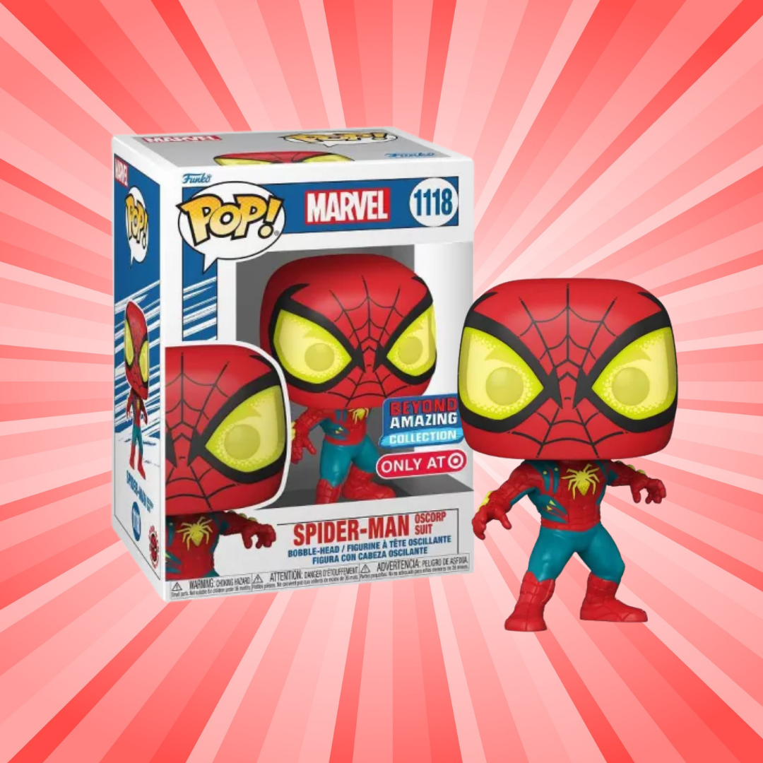 Funko Pop! Marvel Spider-Man Oscorp Suit Beyond Amazing Collection Target Exclusive #1118