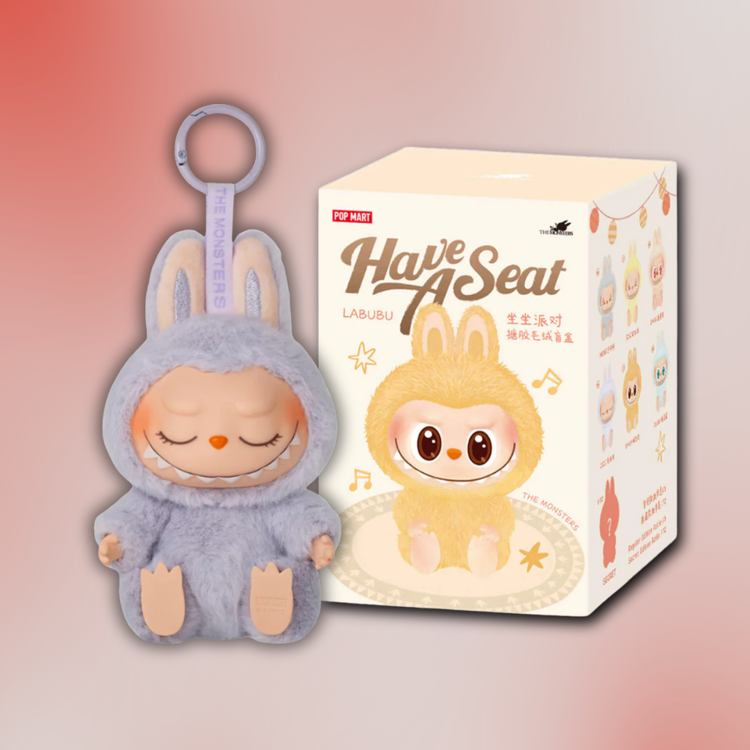 Pop Mart Labubu The Monsters Have a Seat Vinyl Plush Sealed Box (Members Only)