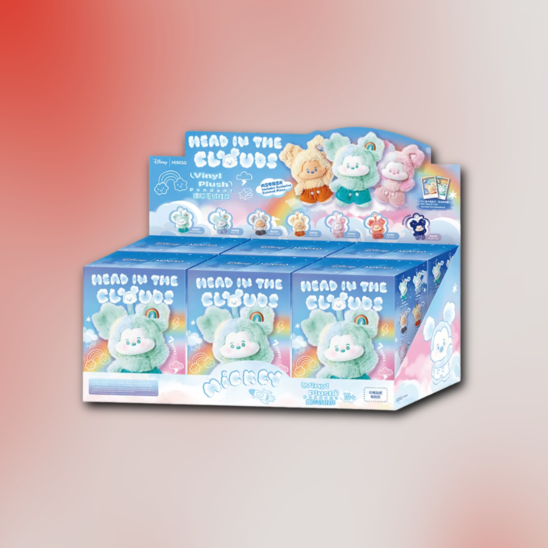 Miniso x Disney: Mickey Head in the Clouds Vinyl Plush Blind Box *UNDER RETAIL (Members Only)