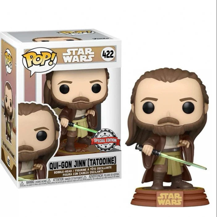Funko Pop! Star Wars Qui-Gon Jinn Special Edition #422 - Animetasia