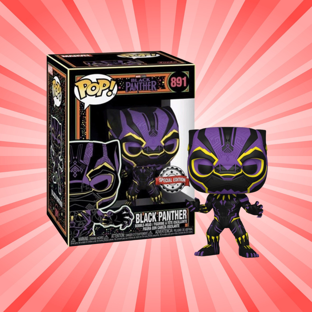 Funko Pop! Marvel Black Panther Blacklight Special Edition #891
