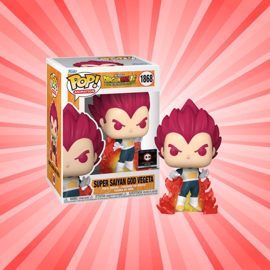 Funko Pop! Dragon Ball Super Broly Super Saiyan God Vegeta Chalice Collectibles Exclusive #1868