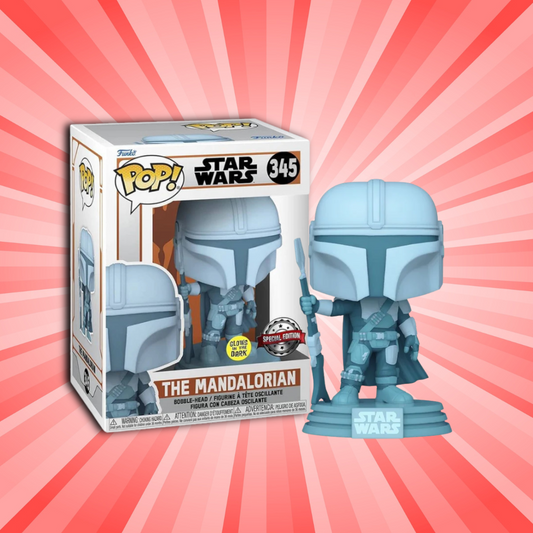 Funko Pop! Star Wars The Mandalorian Hologram GITD Special Edition #345 - Animetasia
