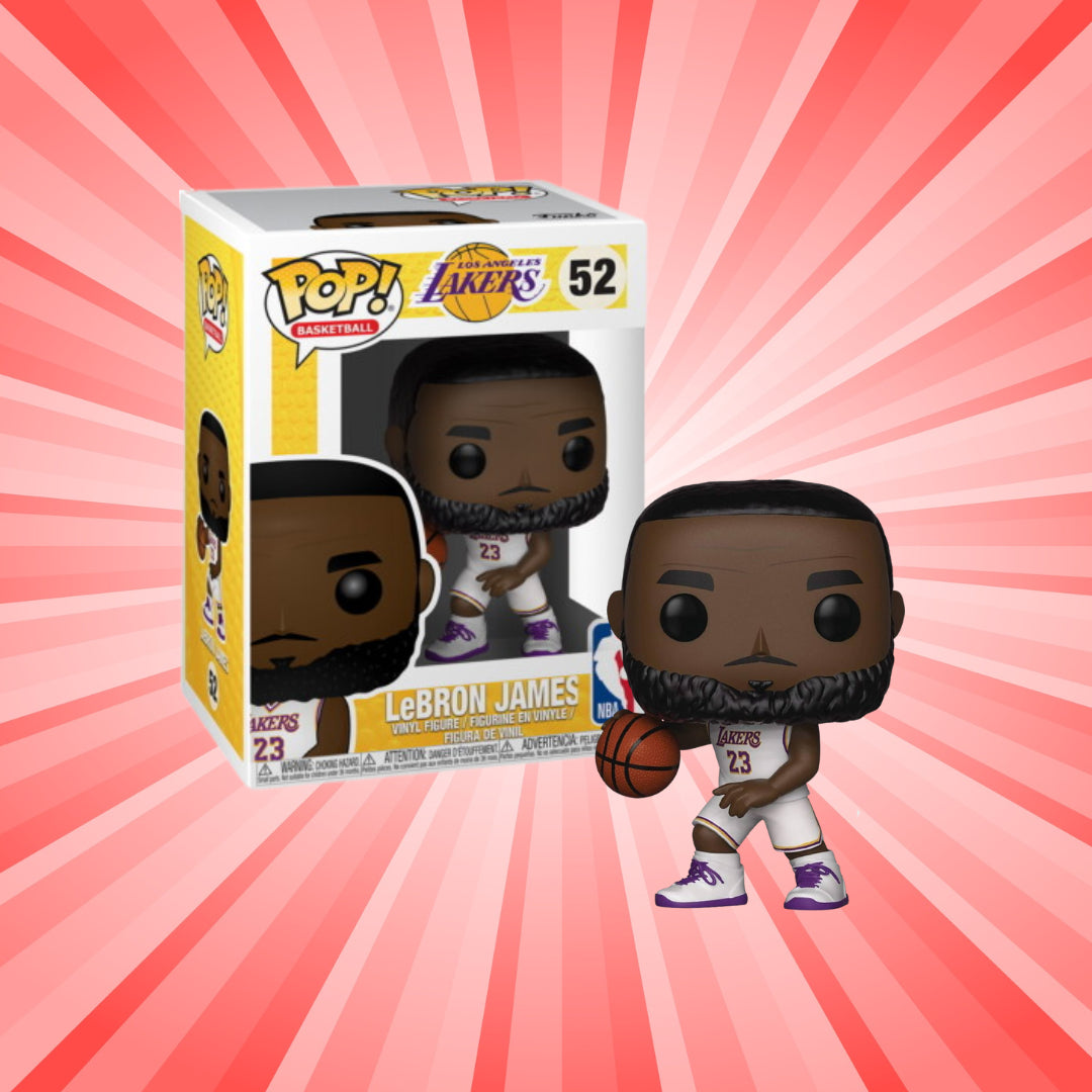 Funko Pop! NBA Los Angeles Lakers Lebron James (White Jersey) #52