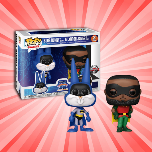 Funko Pop! Space Jam Bugs Bunny and Lebron James 2 pack Special Edition (Arctic 2 pack 14 and 15) - Animetasia