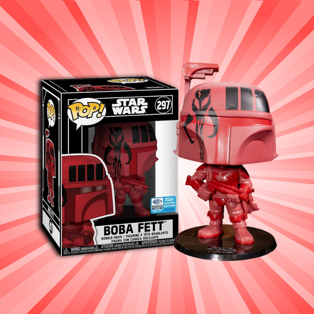Funko Pop! Star Wars Boba Fett Wondercon Exclusive #297 (Oatmeal Pop 14) - Animetasia
