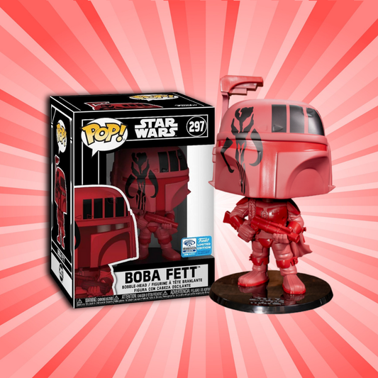 Funko Pop! Star Wars Boba Fett Wondercon Exclusive #297 (Oatmeal Pop 14) - Animetasia