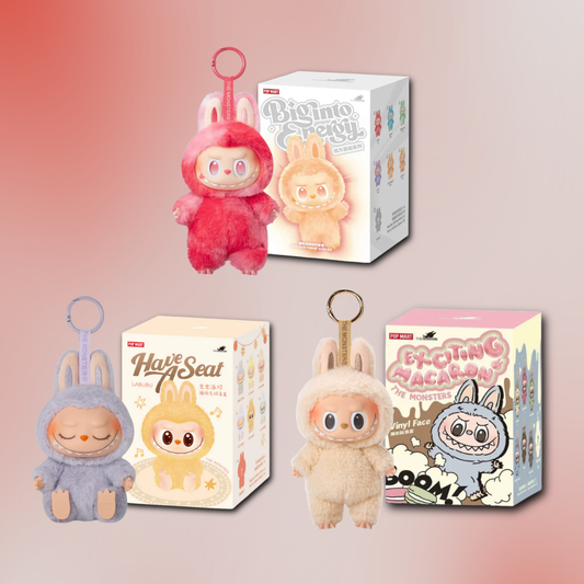 Pop Mart Labubu Big Into Energy / Have a Seat / Tasty Macarons Bundle (Members Only)