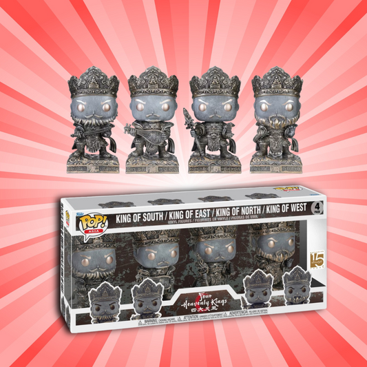 Funko Pop! Asia Four Heavenly Kings King of South / King of East / King of North / King of West 4 Pack EXCLUSIVE - Animetasia