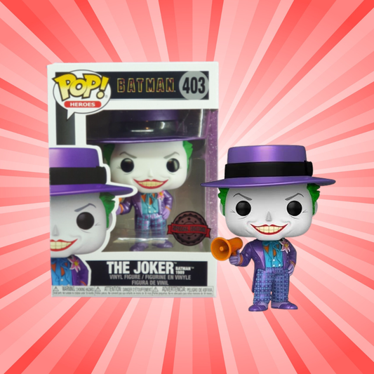 Funko Pop! Batman The Joker Batman 1989 Special Edition #403