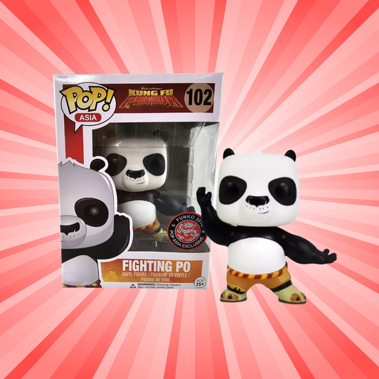 Funko Pop! Asia Fighting Po Pop Asia Exclusive #102