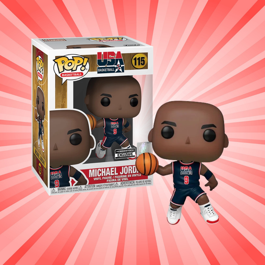 Funko Pop! NBA Team USA Michael Jordan Hobbiestock Exclusive #115
