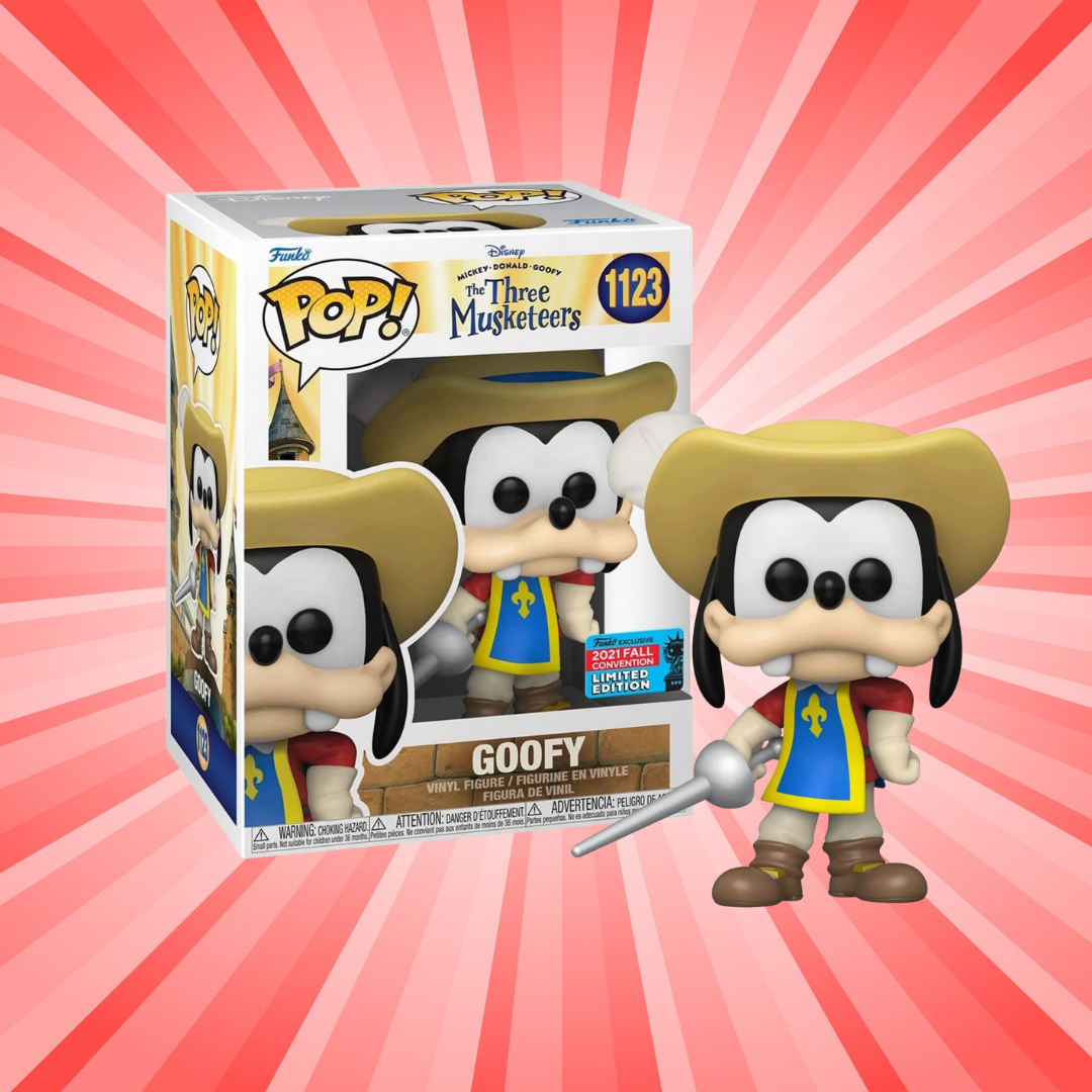 Funko Pop! Disney The Three Musketeers Goofy Fall Convention Limited Edition #1123