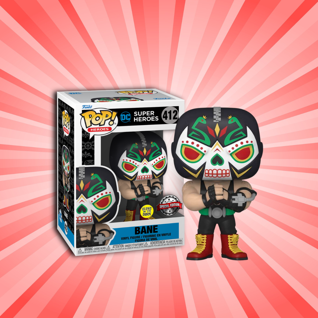 Funko Pop! DC Super Heroes Dia De Los Bane GITD Special Edition #412 - Animetasia