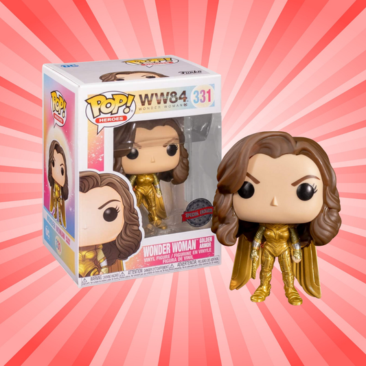 Funko Pop! DC WW84 Wonder Woman Golden Armor Special Edition #331