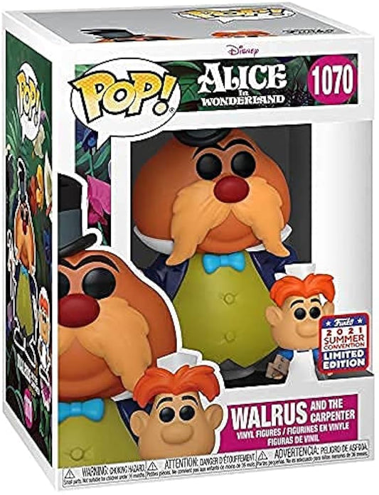 Funko Pop! Alice in the Wonderland Walrus and the Carpenter Convention Exclusive #1070 (Barcelona Pop 23) - Animetasia