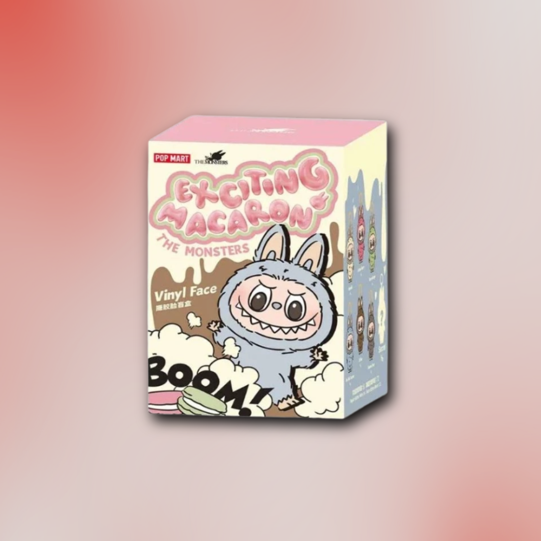 Pop Mart Labubu The Monsters Tasty Macarons Vinyl Plush Blind Box (Sealed)