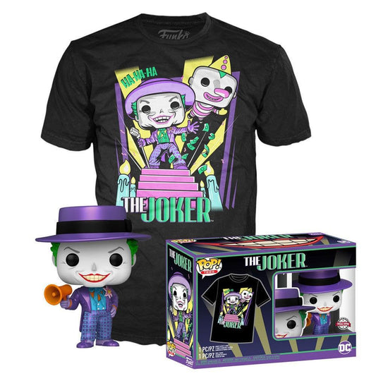 Funko Pop! Batman The Joker Batman 1989 w/ T-Shirt Special Edition #403 - Animetasia