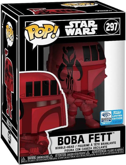 Funko Pop! Star Wars Boba Fett Wondercon Exclusive #297 (Oatmeal Pop 14) - Animetasia