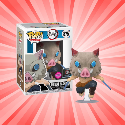 Funko Pop! Demon Slayer Inosuke Hashibara Flocked Chalice Collectibles Exclusive #875