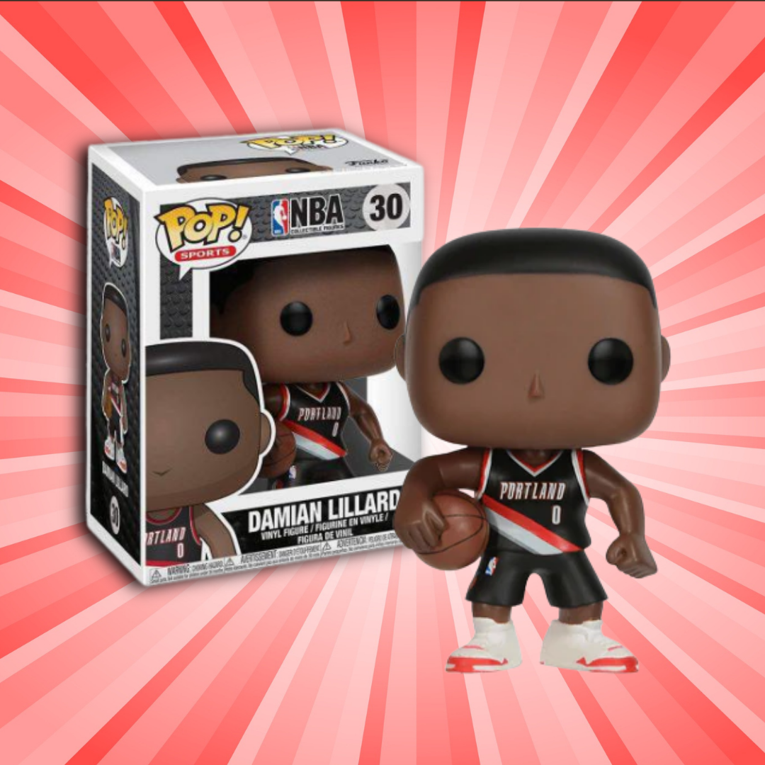 Funko Pop! NBA Portland Trailblazers Damian Lillard Pop Life First Edition #30 - Animetasia