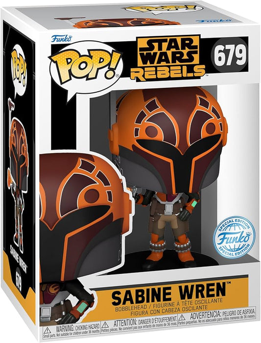 Funko Pop! Star Wars Rebels Sabine Wren Special Edition Exclusive #679 - Animetasia