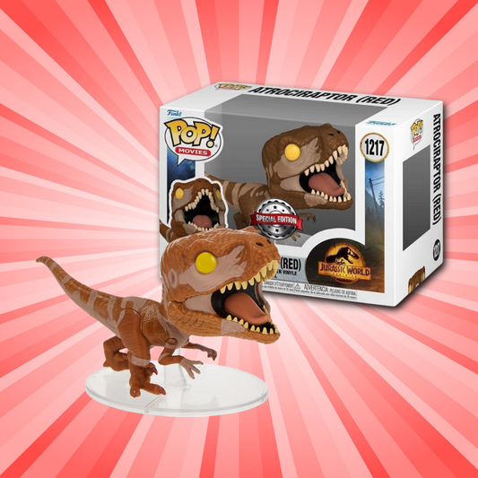 Funko Pop! Jurassic World Atrociraptor (Red) Special Edition #1217 - Animetasia