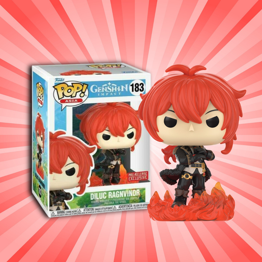 Funko Pop! Asia Genshin Impact Diluc Ragnvindr Pre-Release EXCLUSIVE - Animetasia