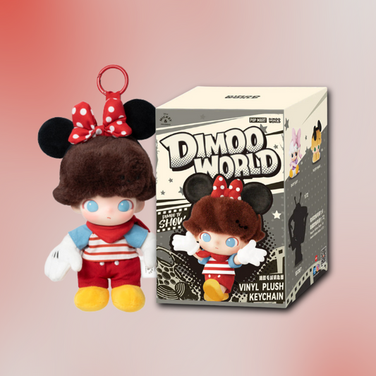 Pop Mart DIMOO WORLD × DISNEY Vinyl Plush Keychain Blind Box - Animetasia