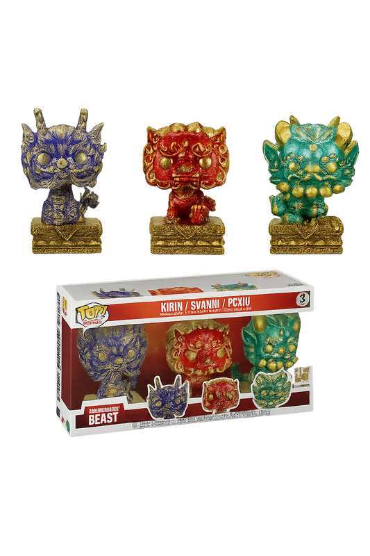 Funko Pop! Asia Auspicious Beast Kirin / Suanni / Pixu 3 - Pack EXCLUSIVE - Animetasia
