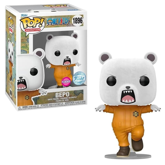 Funko Pop! One Piece Bepo Flocked AAA Anime EXCLUSIVE - Animetasia