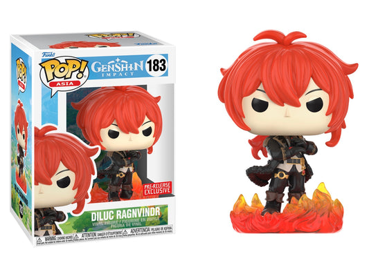 Funko Pop! Asia Genshin Impact Diluc Ragnvindr Pre-Release EXCLUSIVE - Animetasia
