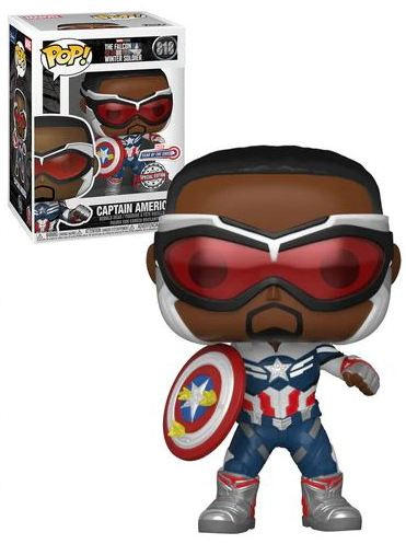 Funko Pop! The Falcon and the Winter Soldier Captain America Year of the Shield Special Edition #818 (Tag Team Pop 10) - Animetasia
