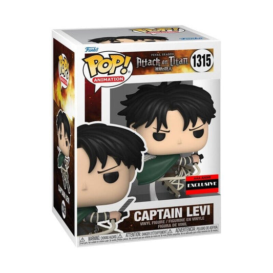 Funko Pop! Attack on Titan Captain Levi AAA ANIME EXCLUSIVE - Animetasia