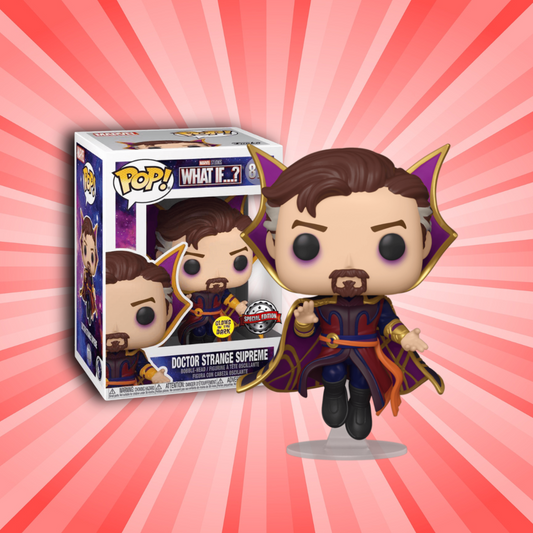 Funko Pop! What If...? Doctor Strange Supreme GITD Special Edition #874 (Tag team Pop 5) - Animetasia