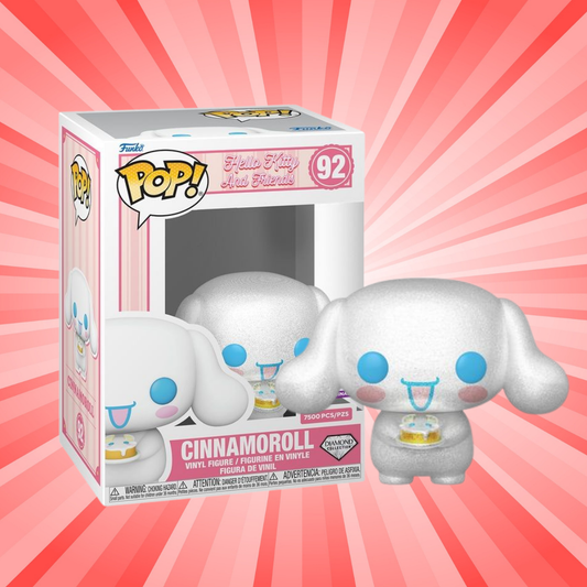 Funko Pop! Hello Kitty And Friends Cinnamoroll Diamond Collection Limited Edition 7500 Pcs #92