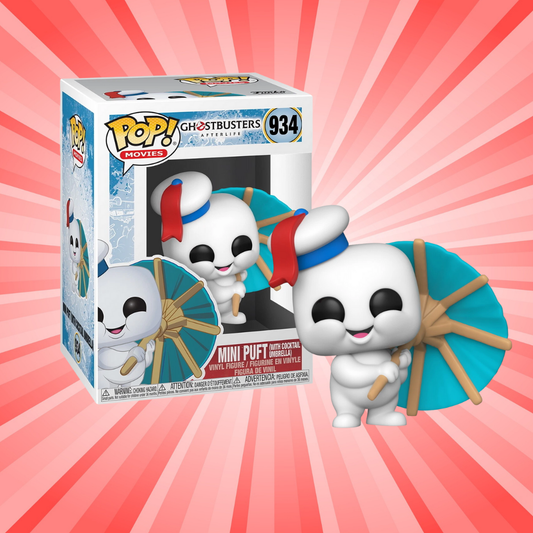Funko Pop! Ghostbusters: Afterlife Mini Puft (With Cocktail Umbrella) #934
