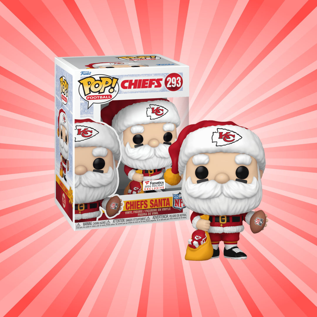 Funko Pop! NFL Kansas City Chiefs Santa Holiday Exclusive #293