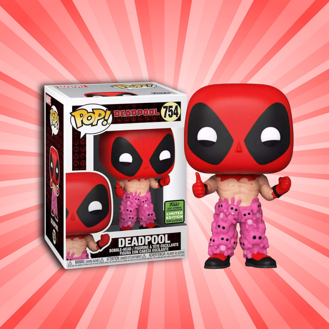 Funko Pop! Deadpool Teddy Bear Pants Convention Exclusive (Berlin Pop 48) - Animetasia
