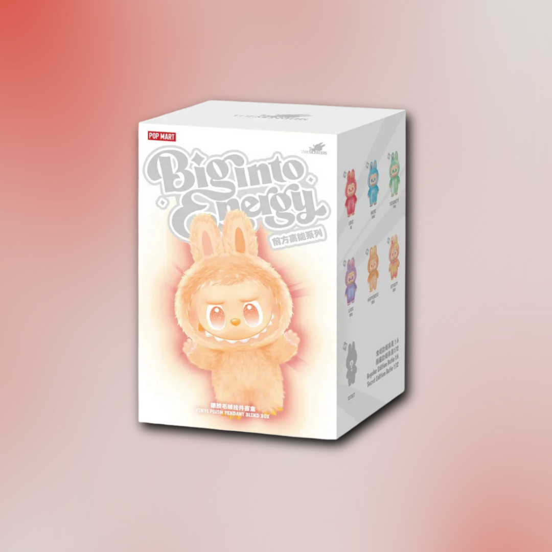 Pop Mart Labubu Big into Energy Series Vinyl Plush Pendants (Sealed)