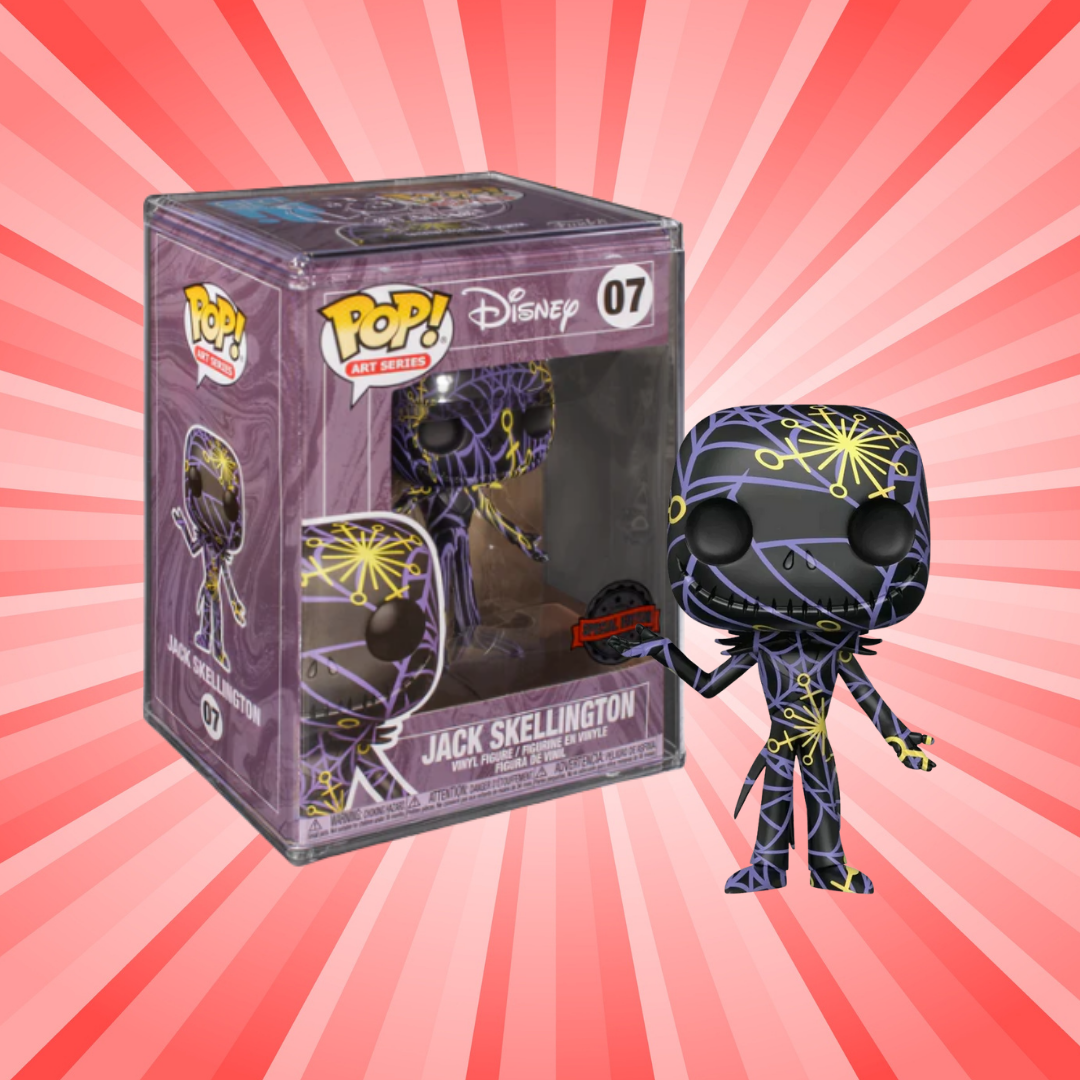 Funko Pop! Disney Art Series Jack Skellington with Hard Case Special Edition #07