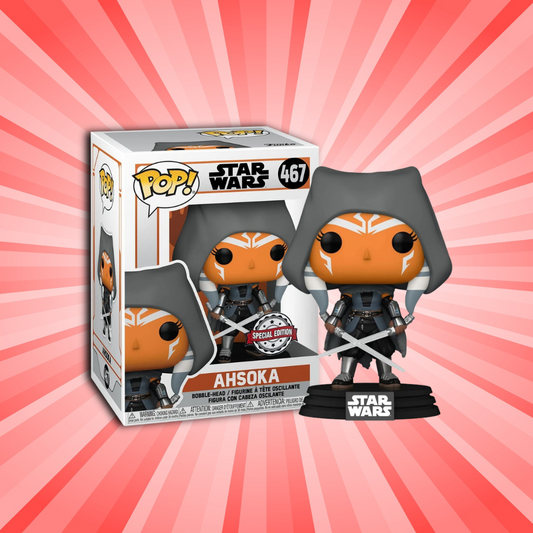 Funko Pop! Star Wars Hooded Ahsoka with Dual Sabers Special Edition #467 - Animetasia