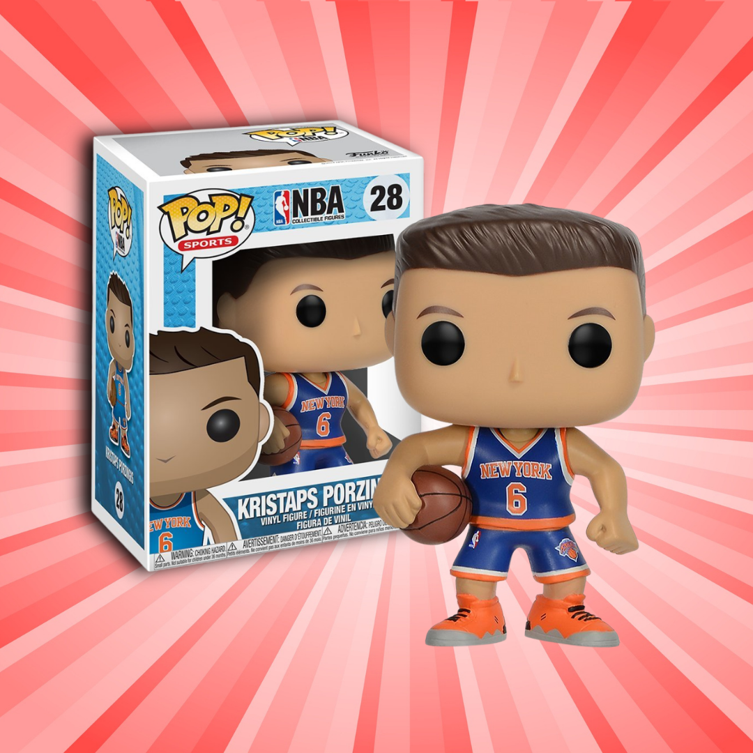 Funko Pop! NBA New York Knicks Pop Life FIRST EDITION Kristaps Porzingis - Animetasia