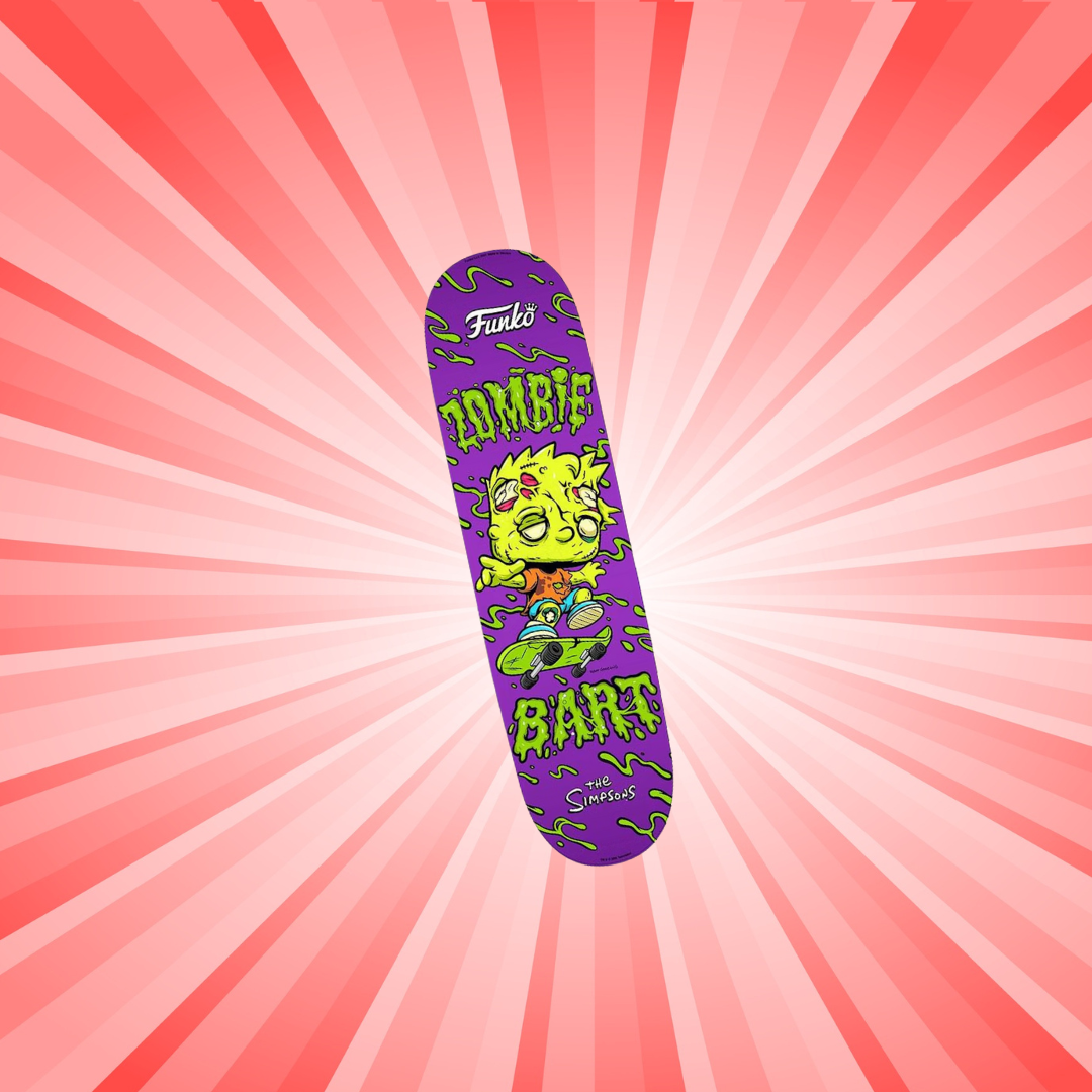 Funko The Simpsons Zombie Bart Skateboard Convention Exclusive - Animetasia